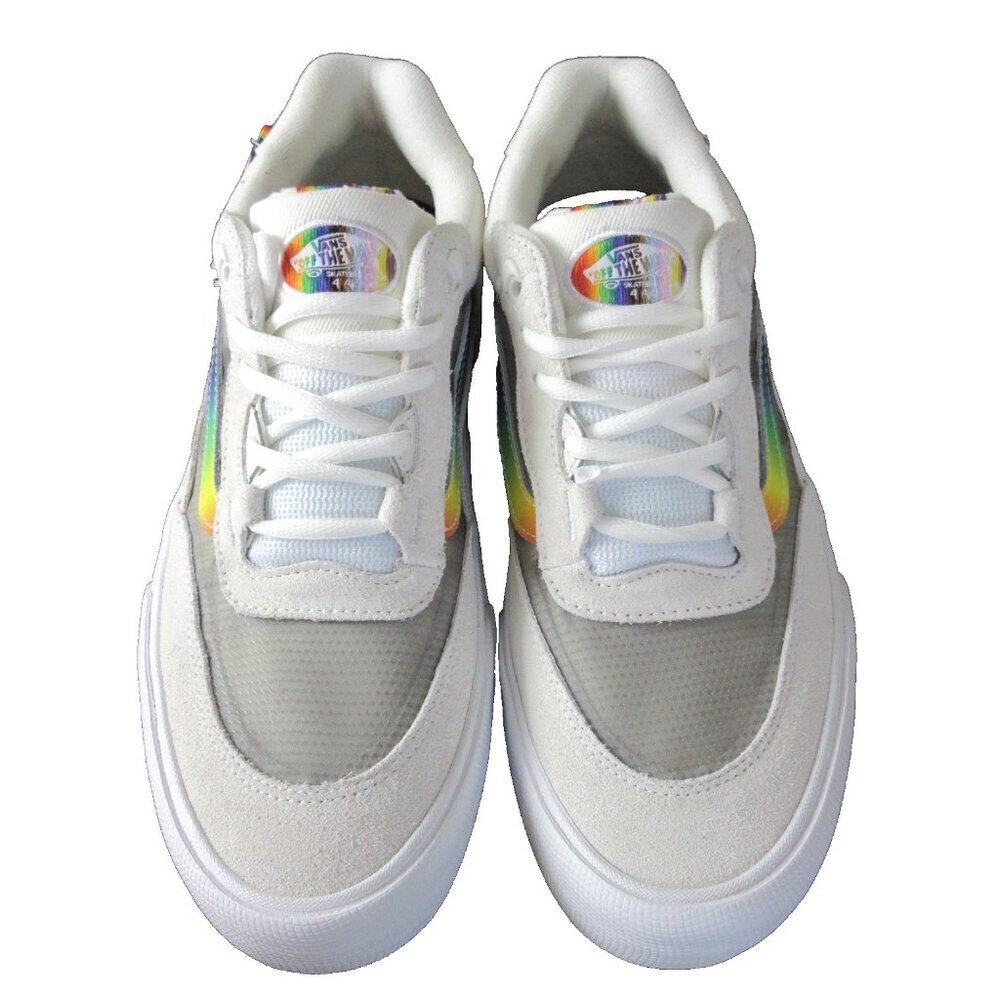 Vans Men's Wayvee 2Gether As Ourselves White Suede Skate Shoes Sizes NIB - Picture 3 of 5